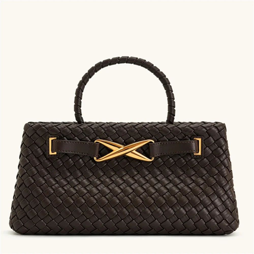 2026New French Woman Tote Bag Large PU Leather Shoulder Crossbody Bag for Women Spacious Commuting Handbag
