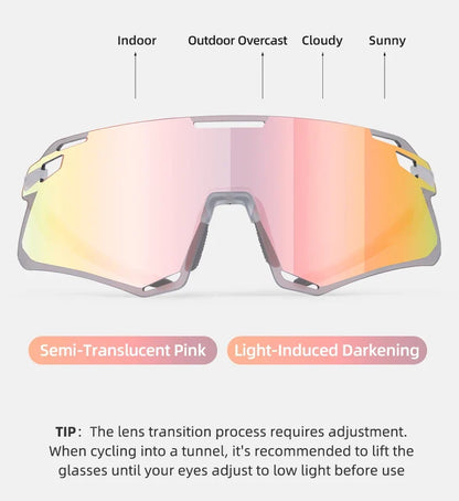 Cycling Glasses Lightweight Frameless Bike Glasses High-Definition Lenses Road Bicycle Protection Goggles Sport Eyewear
