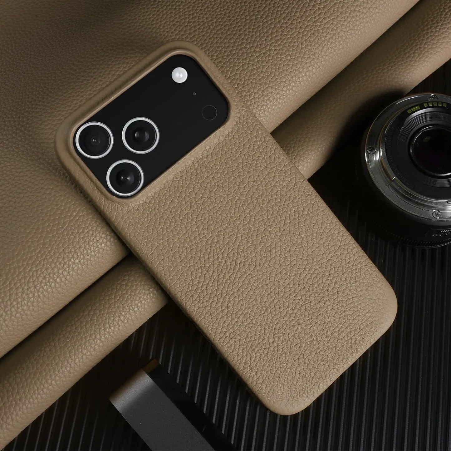 Luxury Magnetic Genuine Leather Case For iphone 17 Pro Max 16 15 14 13 12 11 for Magsafe Full Covered Phone Cases Back Cover