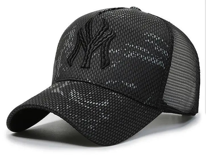 New Summer Hat Men's Letter Embroidery Versatile Couple Sunscreen Sunshade Baseball Cap Sports Tennis Hat Travel Cap Men