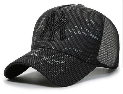 New Summer Hat Men's Letter Embroidery Versatile Couple Sunscreen Sunshade Baseball Cap Sports Tennis Hat Travel Cap Men