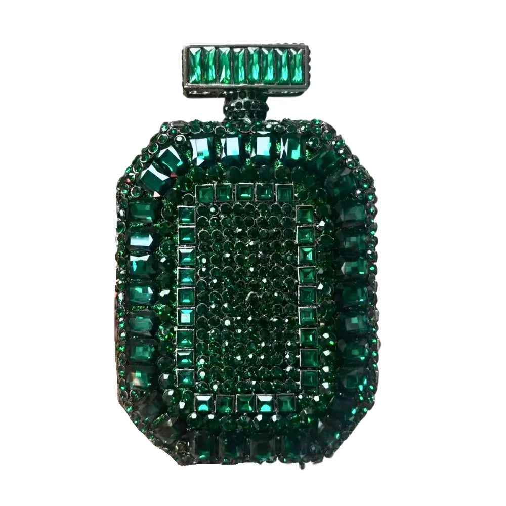 High Quality Luxury New Design Perfume Bottle Diamond Bag, Diamond Wedding Party, Handbag, Evening Bag, Crystal Clutch