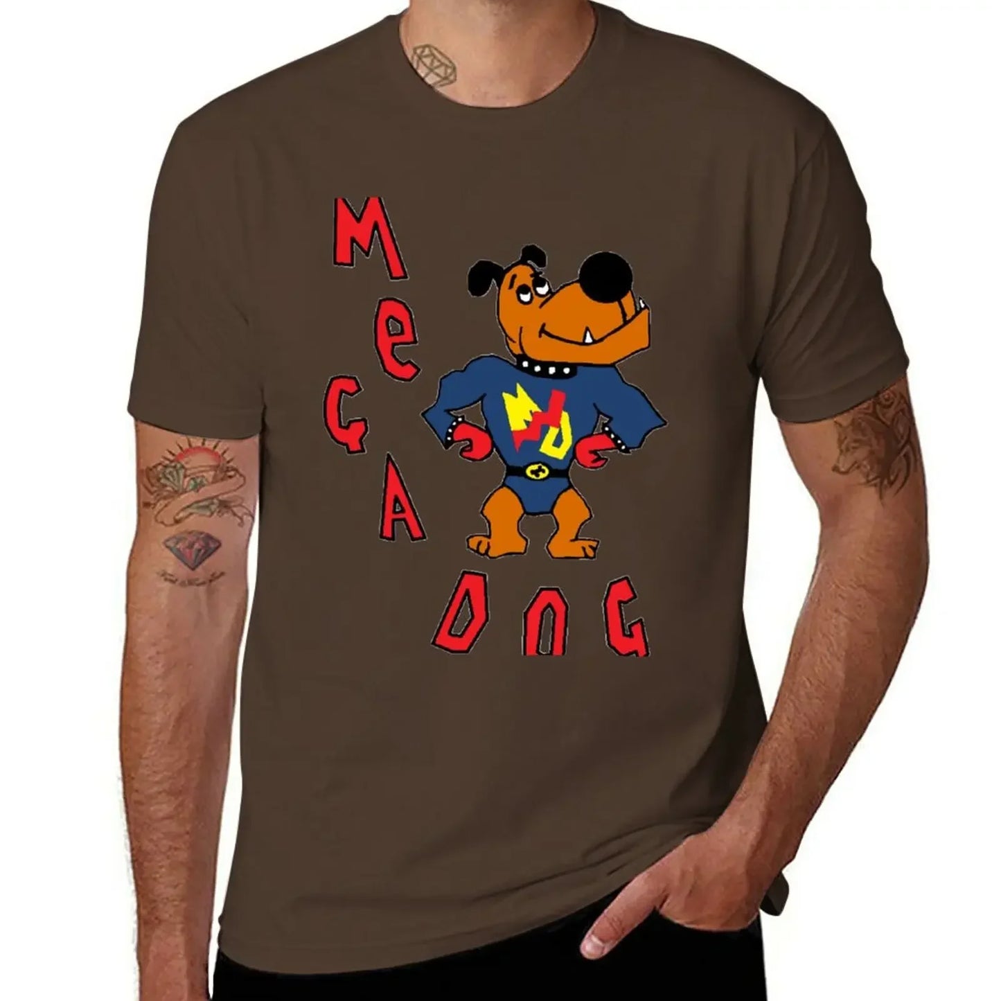 T shirt vintage t shirt mens t shirt graphic New Skins UK - Sid Jenkins Mega Dog Design T-Shirt  men clothing harajuku