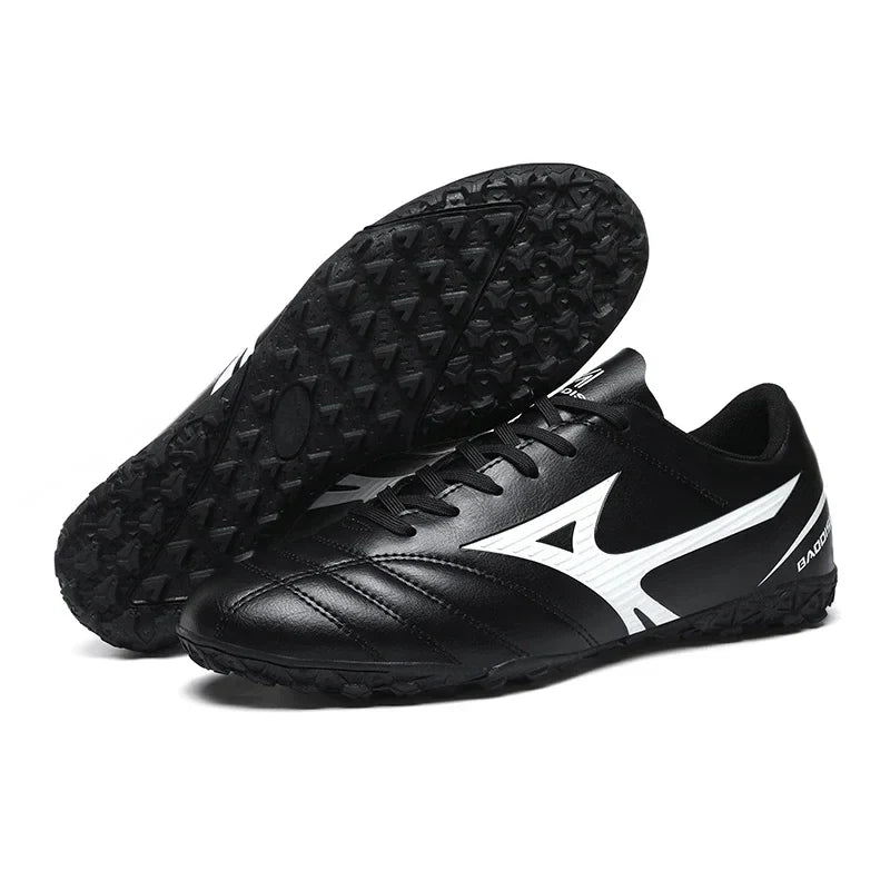 Men Football Boots Soccer Shoes Breathable Professional Turf Outdoor Non-slip Long Spikes Adult Ultralight Training Futsal