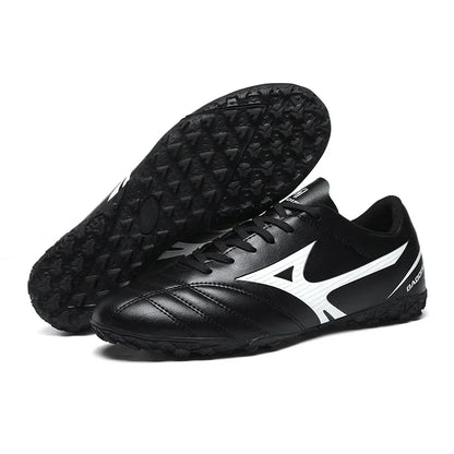 Men Football Boots Soccer Shoes Breathable Professional Turf Outdoor Non-slip Long Spikes Adult Ultralight Training Futsal