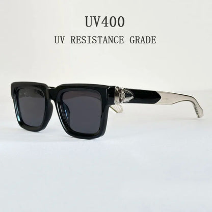 Millionaire Square Sunglass Men Vintage Luxury Sunglasses 2025 Trendy Fashion Glasses Gafas De Sol Hombre Lunette Soleil Femme