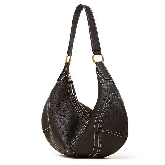 genuine leather Soft Leather minimalist Crossbody bag women female luxury Fashion handbag shoulder bag dumpling bag