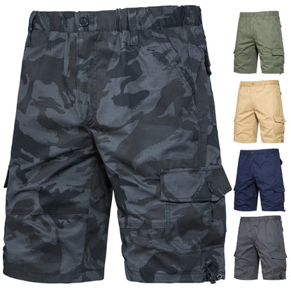 Summer Shorts Men's Casual Knee Pants Sports Outdoor Cargo Pants Camouflage Shorts Man Clothes Homme Work Pants