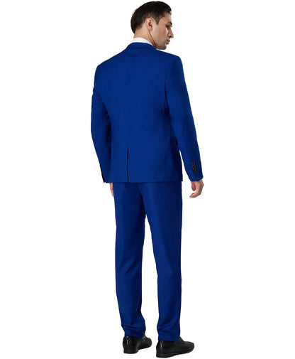 TweedLad Men's Business Suit Set Groomsmen Regular Fit-Tuxedo Jacket+Trousers Men Suit Set Lapel Formal Stylish Buttons Pockets