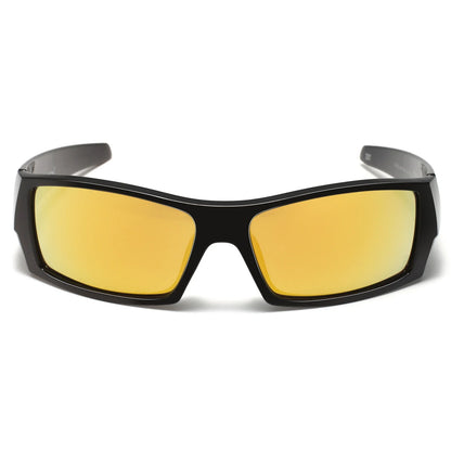 Z87 Polarized Sunglasses Men Women Wrap Around Sport Driving UV400 Retro Vintage Shield Safety Glasses 8231