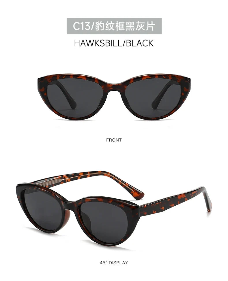 New Sweet Simple and Stylish Cat Eye Sunglasses UV Protection Reading Glasses Women Customizable Prescription 99022