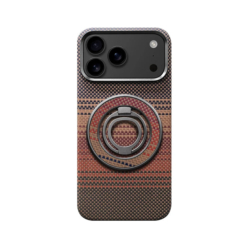 Ultra Slim Real Aramid Kevlar Carbon Fiber Business Case For IPhone 17 Air Pro Max Magnetic Charging Shockproof Protective Cover