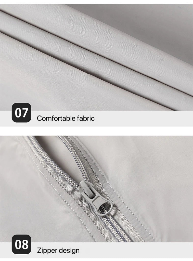 1pcs Breathable Ice Silk Hiking Jacket Outerwear Coat Camping Sun Protection Fishing Hunting Clothe Quick Dry Sunscreen Clothing