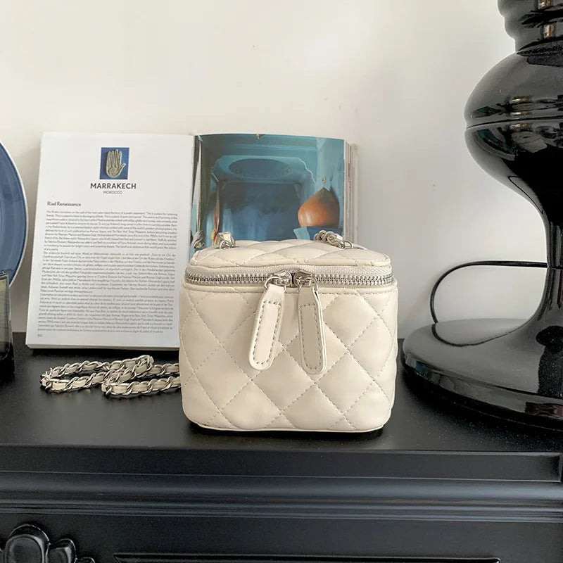 Mini Lingge Shoulder Bag Luxury Designer Bags for Women 2023 Fashion Chains Crossbody Bag Box Handbags Lipstick Coins Purses New