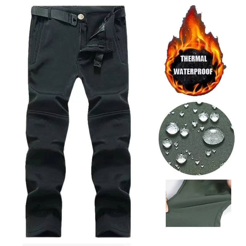 Men's Tactical Military Winter Autumn Fleece Waterproof Jackets Sports Hiking Camping Climbing Outdoor Hood Coat Hunting Combat
