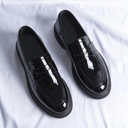 New Summer Slip on Flats Stylish Leather Men's Loafers Fashion Casual Shoes Man Light Antiskid Driving Shoes Handmade Moccasins