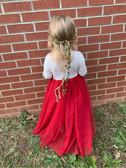 Princess Party Lace Flower Girl Dress Baby Kids Summer Wedding Birthday Dresses Children Clothing 2 4  6 8 10 12 14