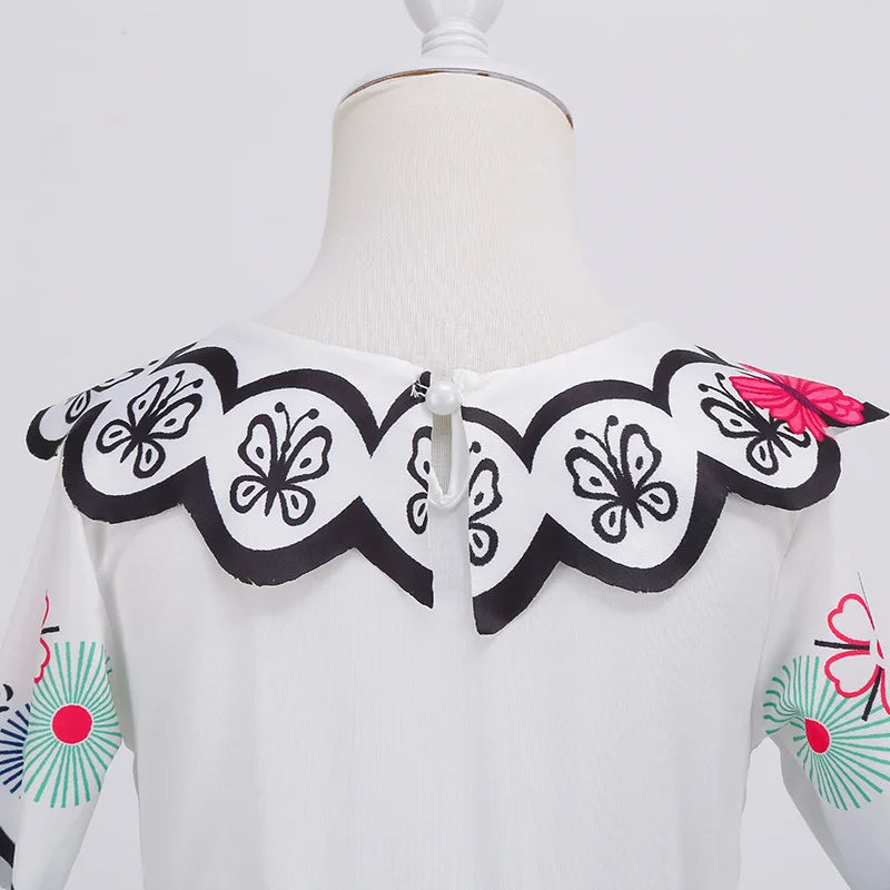 Girls Encanto Costume Charm Princess Dress Suit Kids Cosplay Mirabel Carnival Isabela Birthday Party Christmas Clothing
