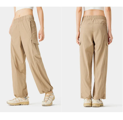 Outdoor Hiking Pants for Women Men's Casual  Trousers 2024 Autumn Sports Pants Loose Functional Overalls  Windproof