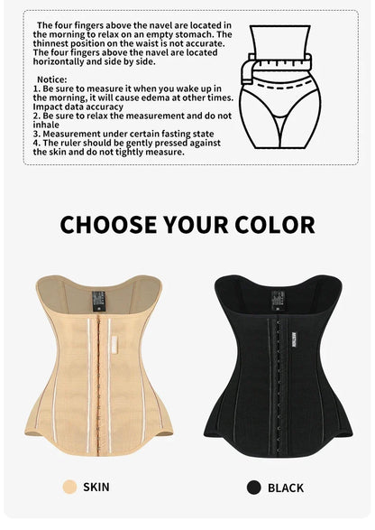 U-shaped Waist Trainer Corset Workout Body Shaper Breast Lifted Waist Trainer Soft Steel Bone Slimming Women's Shapewear
