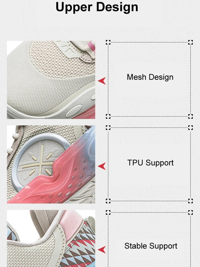 Men's Wade ALL CITY 12 Professional Basketball Shoes BOOM Cushion Stable Support Wearable Sneakers Sport Shoes ABAU015