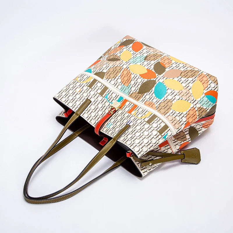 Retro Large Capacity Shoulder Bag for Women's Work 2024 Seasons New Leisure Personalized Tote Bag Fashion Underarm Bag
