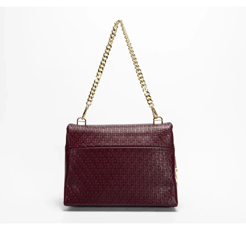 Women's Bag Popular Vintage Style Fashion Classic Printed Female Shoulder Bag Simple and Elegant Basic Ladies Commuting Handbag