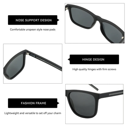New Arrivals Polarized Sunglasses Men Uv400 Protection Shade Fashion Ultra Light TR90 Night Vision Sun Glasses ZS3221