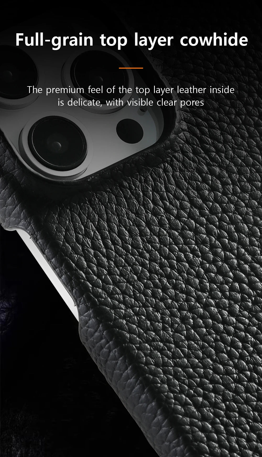 Natural Cowhide Leather for Magsafe Case for iPhone 16 15 Pro Max Promax 15Pro 16Pro Luxury Magnetic Phone Back Cover
