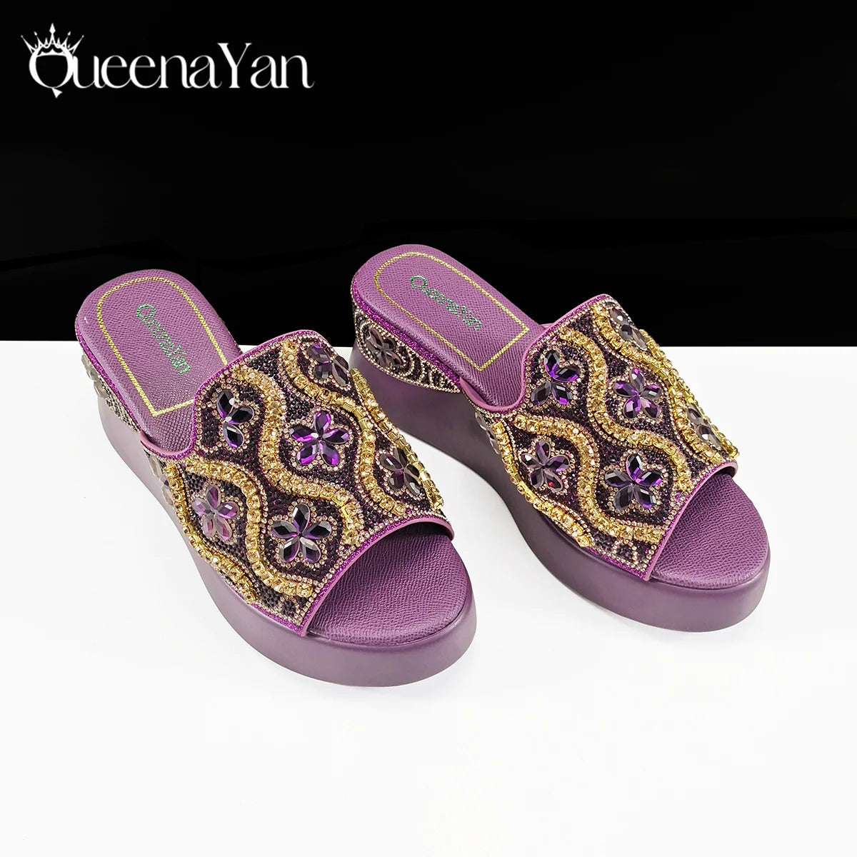 High Quality 2025 Newst Hot Selling Open Toe Slingback Sandals with Bag Set in Green Color For Women Wedding Party