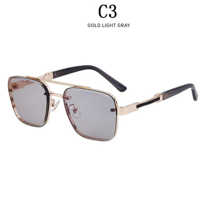 Retro Square Sunglasses For Men Sunscreen Vintage Sunglasses Women Trendy And Fashionable Fashion Glasses Gafas De Sol Hombre