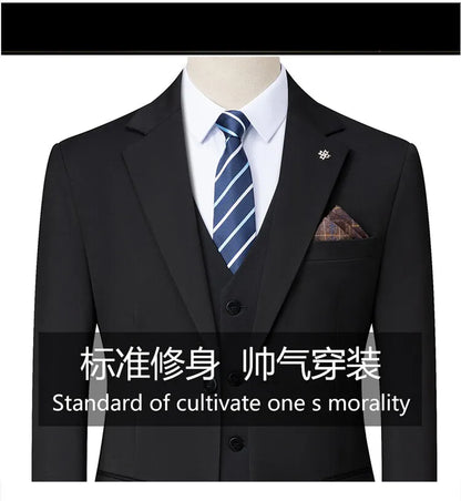 2025 High Quality Fashion Handsome Everything Fashion Business Leisure Has a Single West Two Sets Three Sets