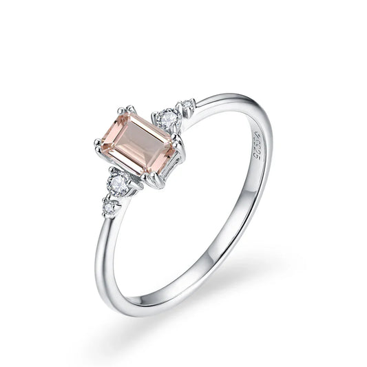 Nouvelle bague en moissanite taille émeraude de 0,6 carat pour femme, couleur DVVS1, classique, fiançailles, mariage, joaillerie fine, cadeau de luxe