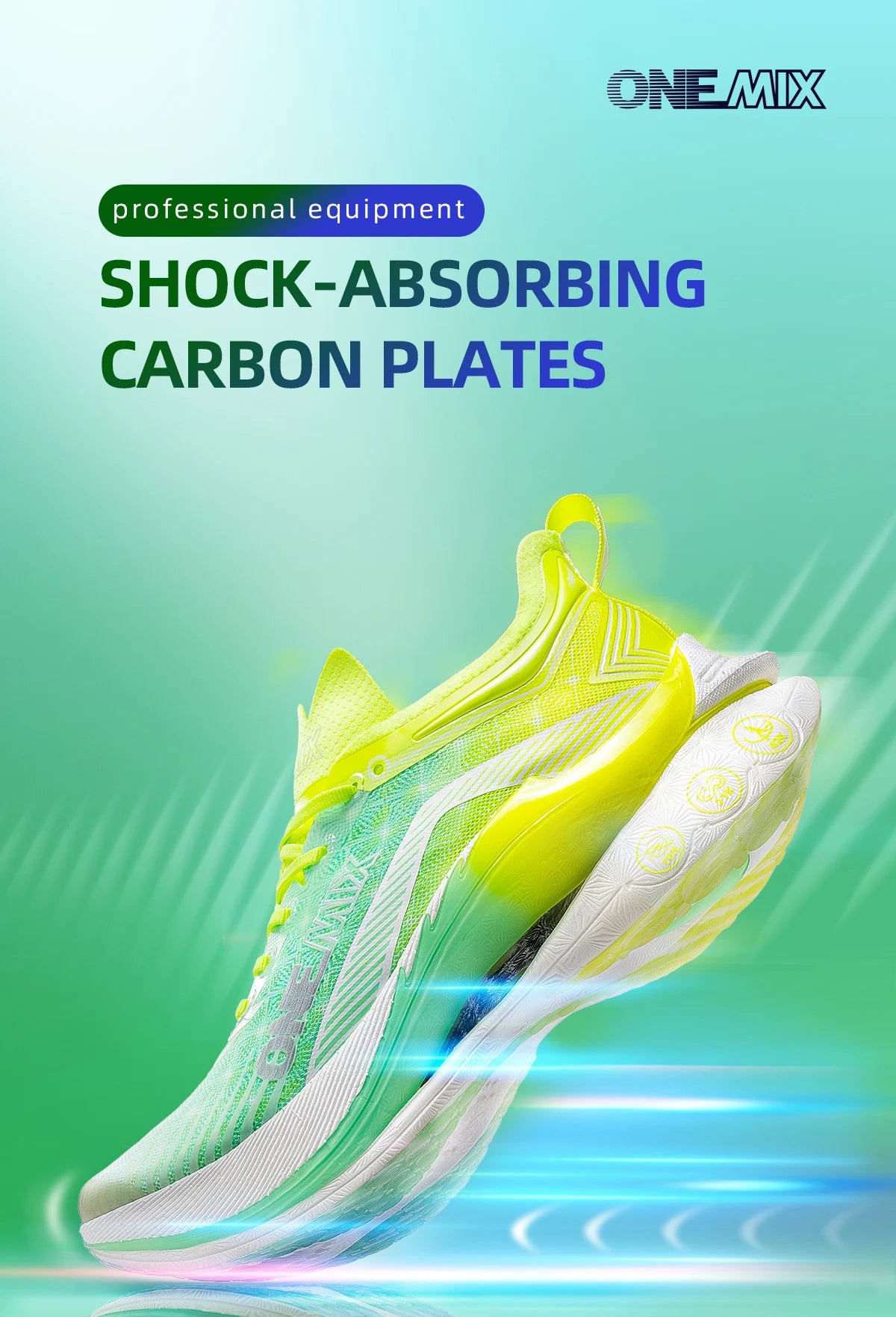 2026 Professional Marathon Running Shoes for Men Anti-slip Ultra-light Rebound Athletic Carbon Plate Sport Shoes Sneakers