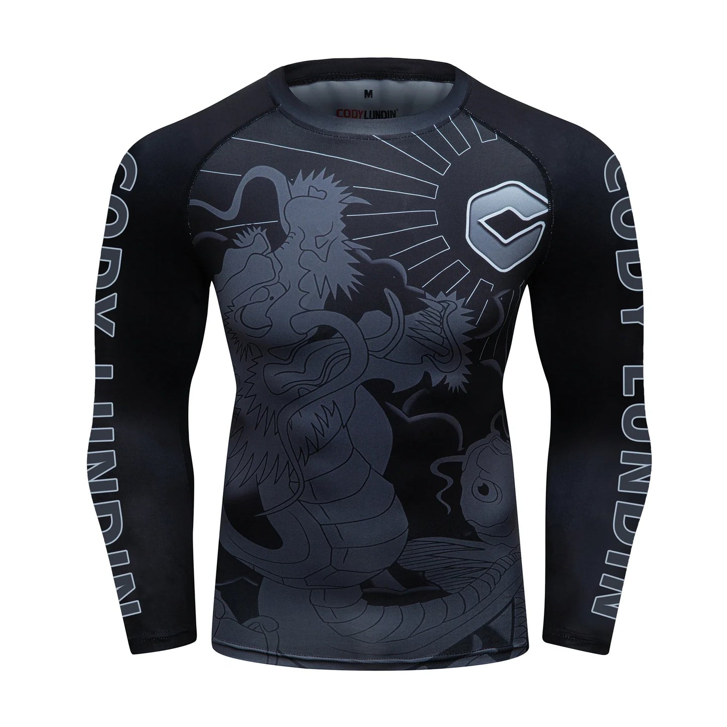 Men Sun Ptotection Fabric Gym Fitness long Sleeve Rashguard Spandex Quickly Dry jiu jitsu No Gi Rash Guard Bjj Grappling Shirts