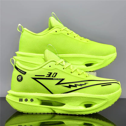 2026 Running Shoes Carbon Board Marathon Men Sports Breathable Lightweight Women's Comfy Athletic Antiskid Sneakers Casual New