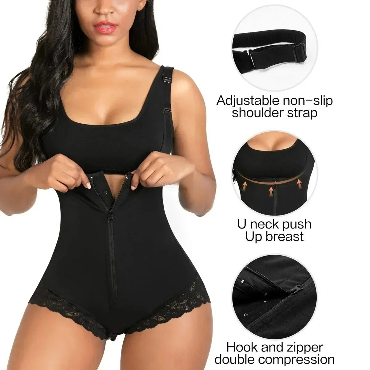 Colombian Waist Trainer for Women High Compression Body Shaper Tummy Control Girdle Slimming Shapewear for Flat Stomach
