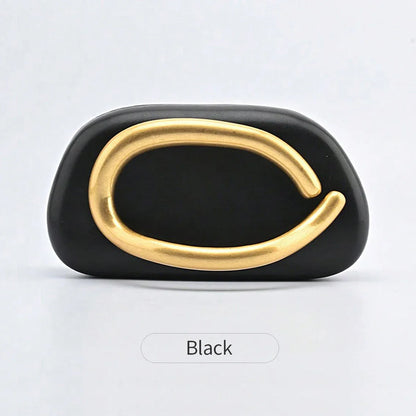 Metal Closure Clutch Evening Bags For Women Luxury Designer Handbag MINI wallet Vintage Elegant Oval Box Chain Strap Shoulder