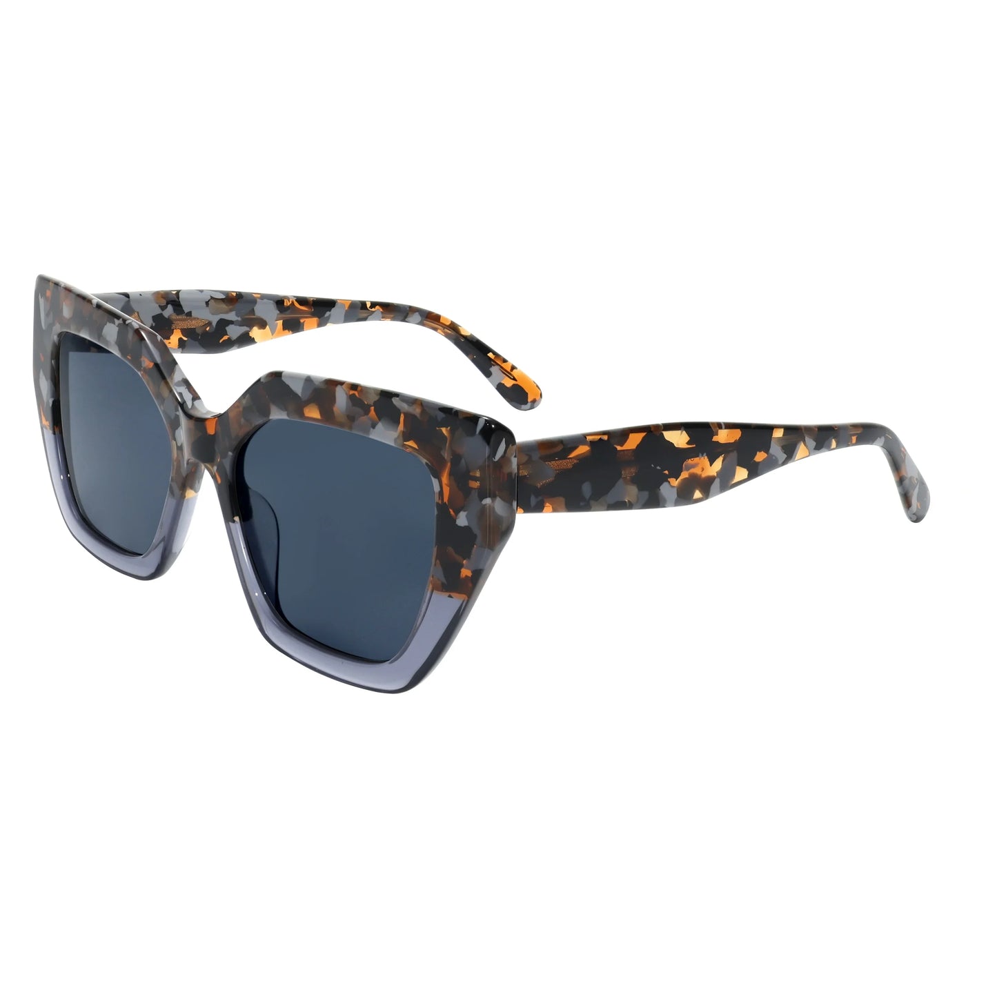 Retro Sunglasses for All Asymmetric Square Frame UV400 Lens  Women Polarized UniversalFashion Lightweight Crafted