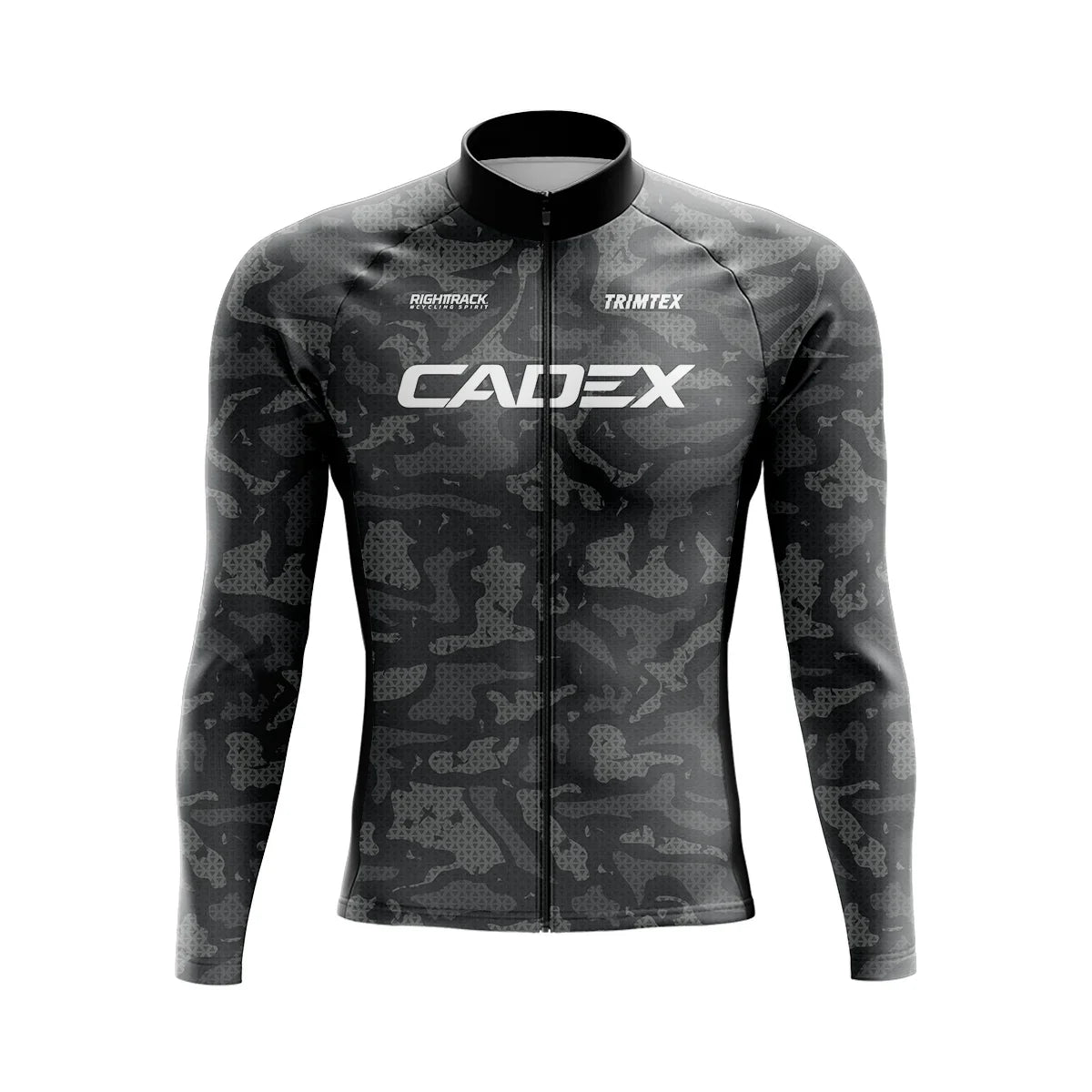 Men's CADEX Winter Cycling Jersey TRIMTEX Long Sleeve Cycle Clothes Spring Autumn Mesh/Fleece Thermal RIGHTTRACK Bike Clothing