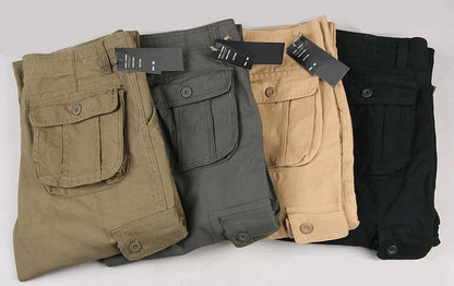 6 Pockets Tactical Cargo Pants Men's Loose Trousers Joggers  Hunting Large Size Casual Pants For Male Outdoor Work Overalls