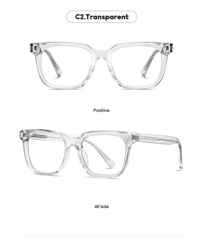 Men's Anti Blue Light Reading Glasses Brand Design Myopia Prescription Glasses Men Simple Optical Eyewear Glasses Frame