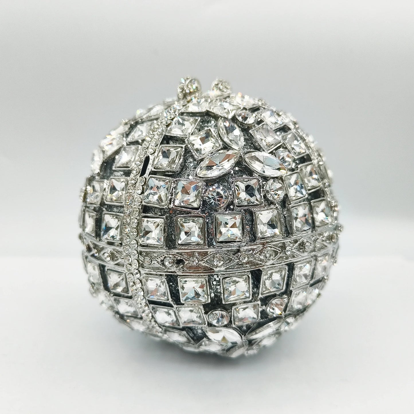 2025 New Design Mother Day Gift Stained Glass Rhinestone Clutch Bell Shaped Hollow Diamond Banquet Prom Ladies Evening Bag