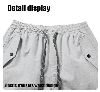 Summer Women Pant Outdoor Waterproof Hiking Pant Men Windproof Pant Adjustable Cuffs Cargo Trousers Lightweight Fishing Trousers