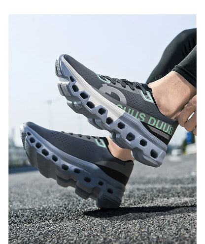 Men's Cushioning Running Shoes Lightweight Athletic Casual Sneakers Male Non-Slip Sports Shoes Outdoor Travel Walking Shoes