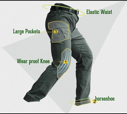 M3 Waterproof Tactical Hunting Pants Men  Special  Hiking Cargo Pants Multi Pocket Rip-stop Cotton Trousers