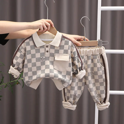 New Spring Autumn Baby Girls Clothes Children Boys Fashion T-Shirt Pants 2Pcs/Sets Toddler Casual Costume Infant Kids Tracksuits