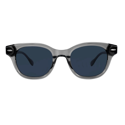 Transparent Grey Acetate Sunglasses Vintage Rivet UV400 Non Polarized Lens High Quality Unisex Sun Glasses