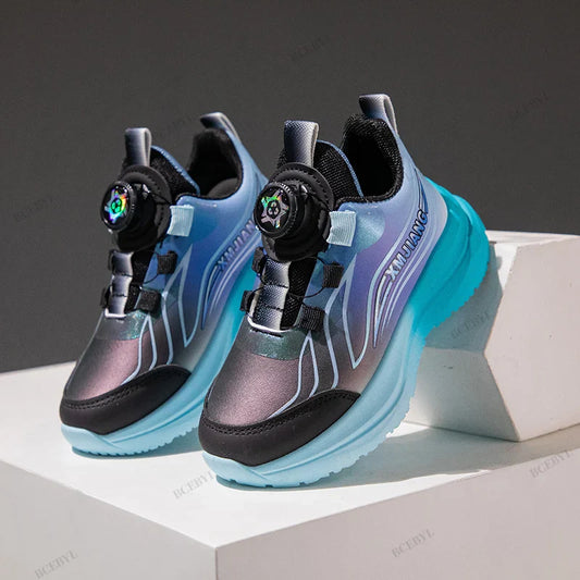 Hot Sale Summer Fashion New Soft Breathable Thick-soled Vulcanized Shoes Boys Kids Sports Basketball/Football Sneakers Size26-37