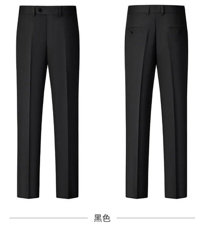 High-End Wool Suit Set for Men, Fashionable and Stylish Business Casual Three-Piece Suit, Tencel Suit, Groom's Wedding Dress
